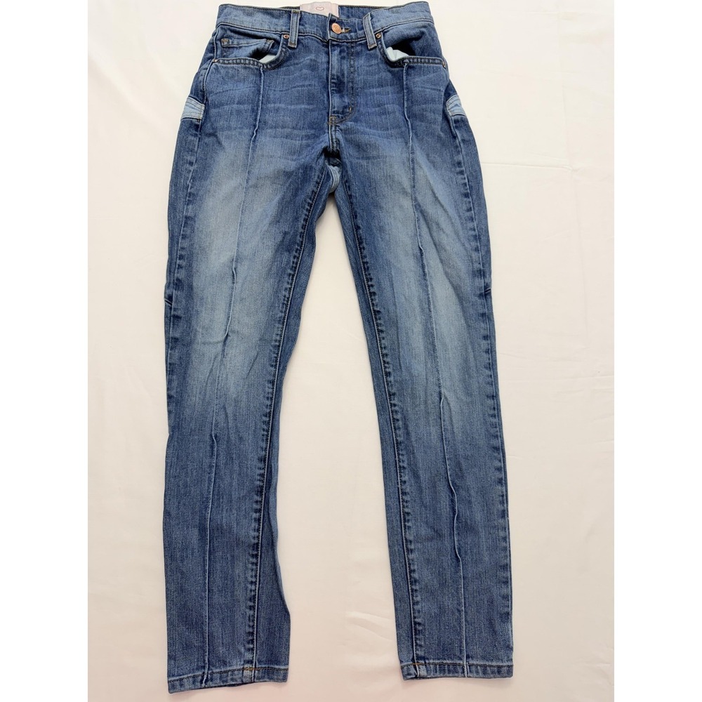 Revice Denim Skinny Jeans Womens 25 Blue Med‎ Wash Mid Rise Star 25x27.5 Denim
